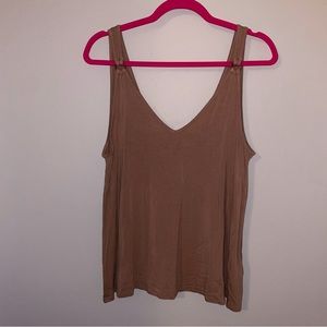 EUC Abercrombie Soft AF Drapey ring tank